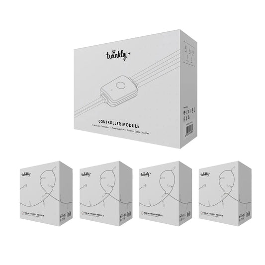 Zestaw Twinkly Plus Strings 1000 LED, 100 m, kontroler