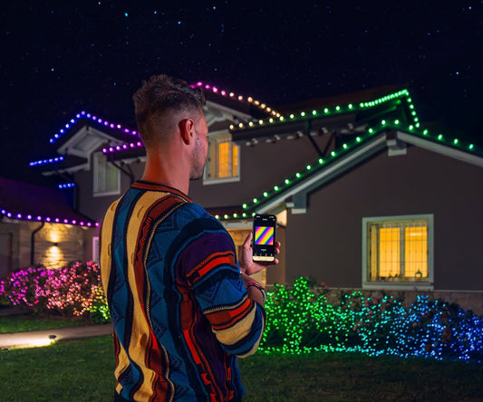 Oświetlenie na taras – inteligentna girlanda Twinkly C9 Bulbs od Smart Lights