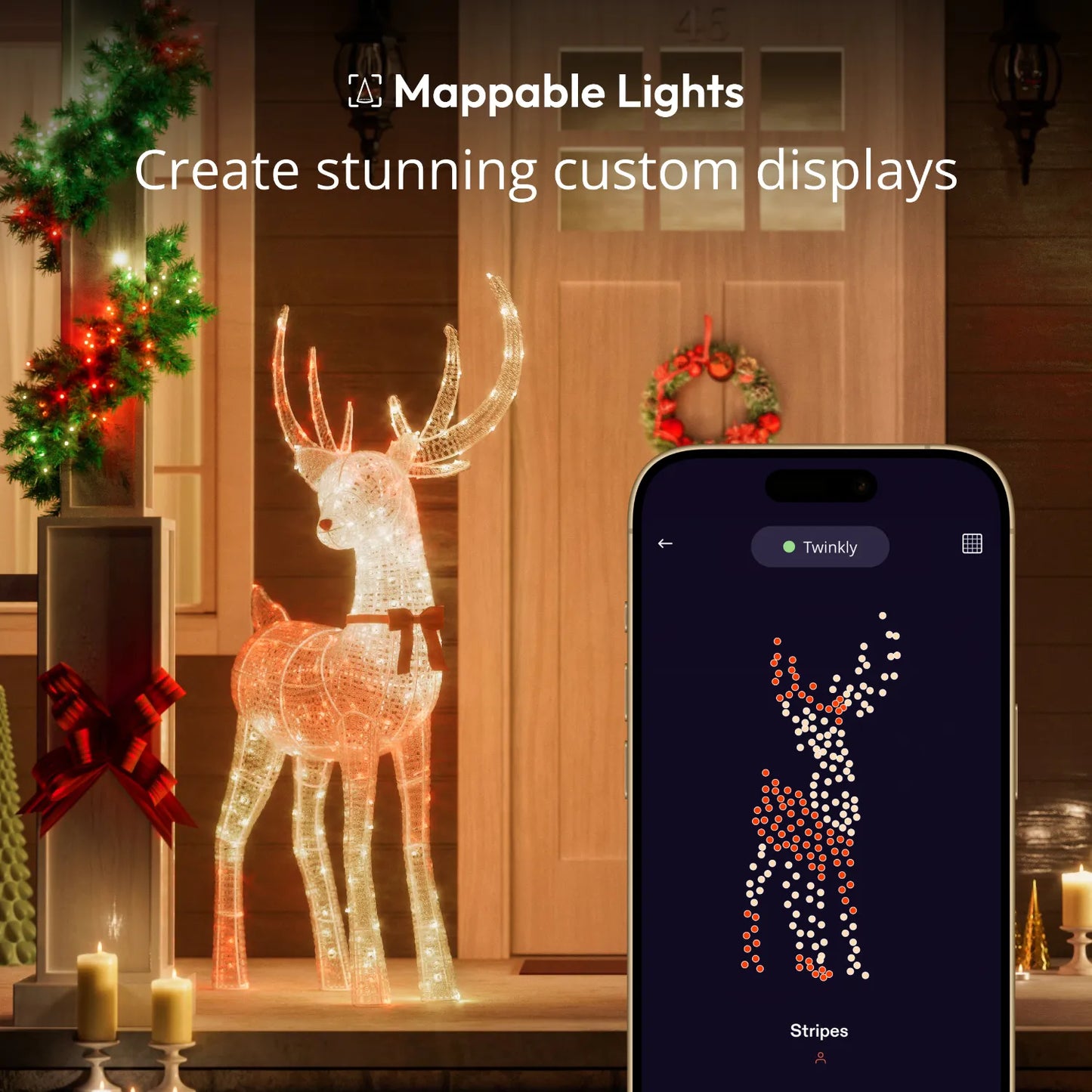 Twinkly 3D Reindeers Jeleń