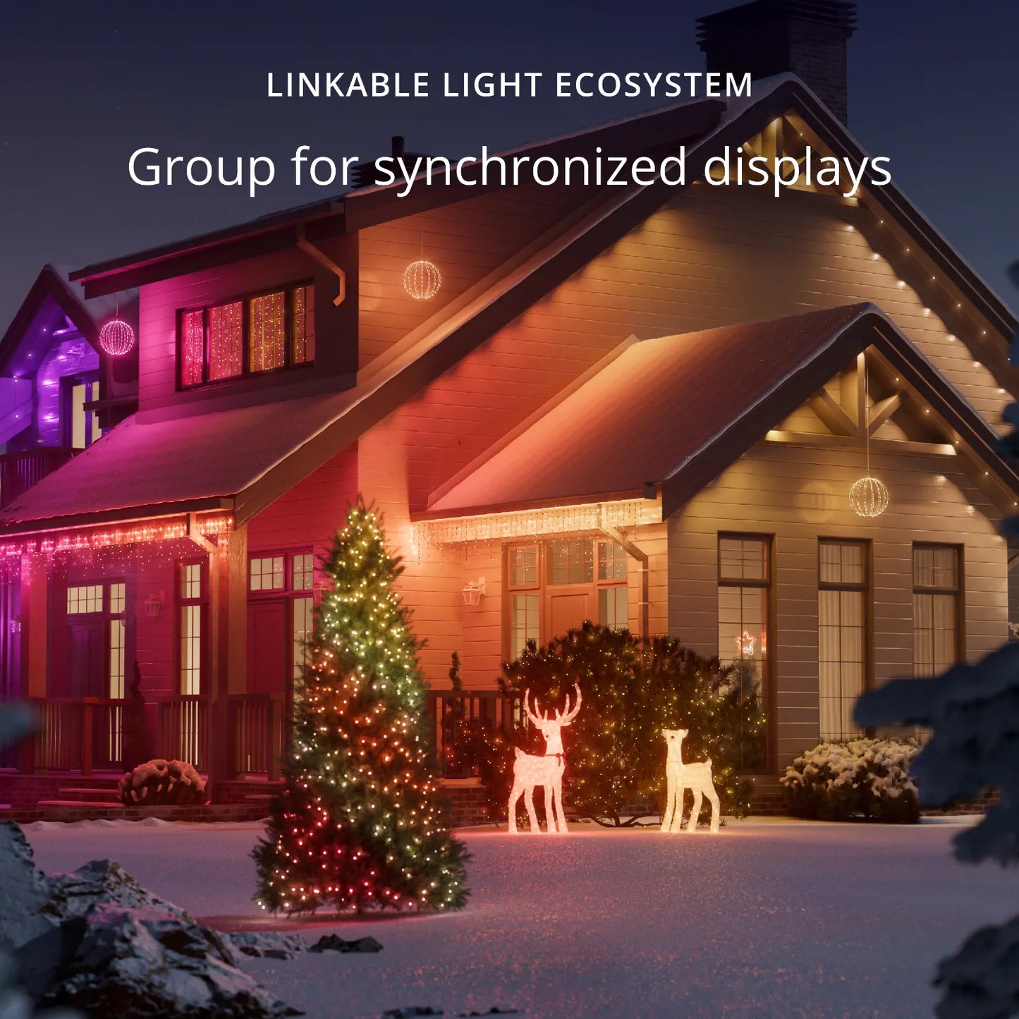 Twinkly 3D Reindeers Łania