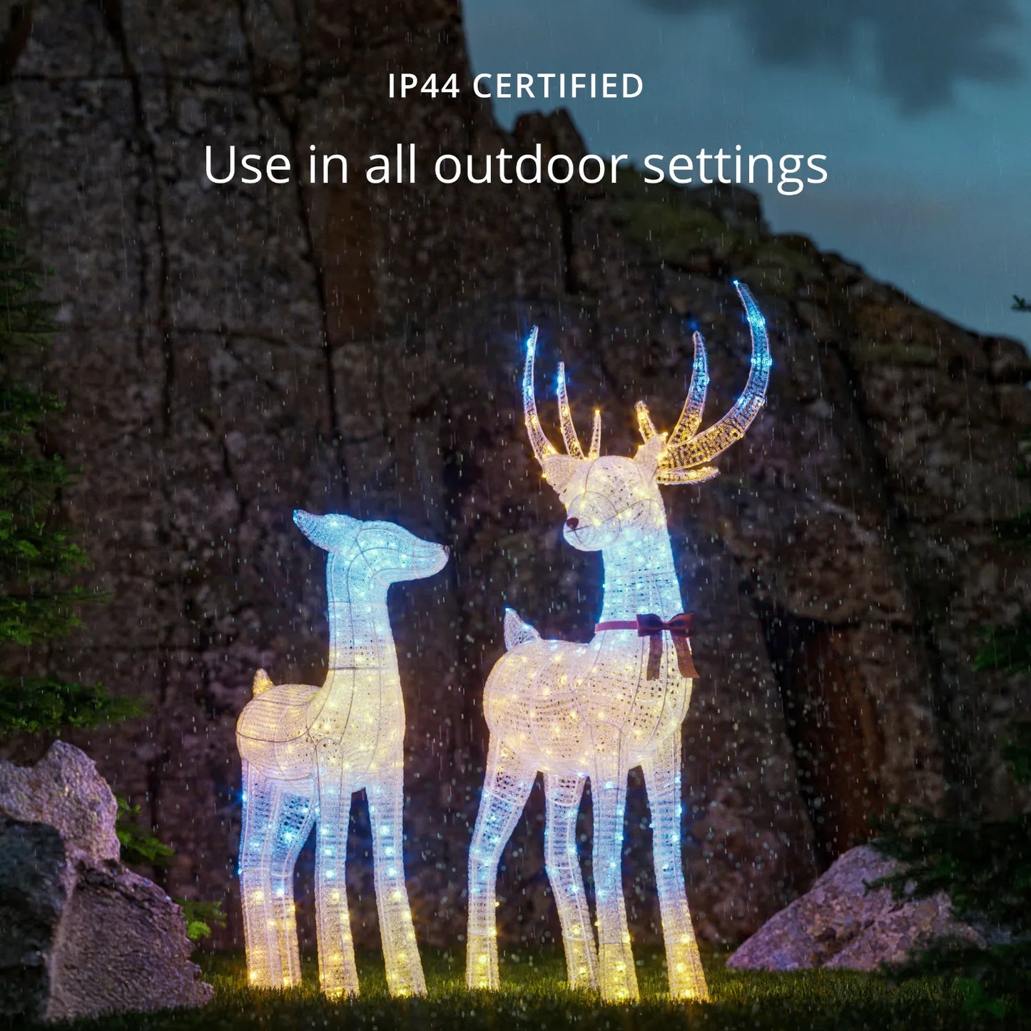 Twinkly 3D Reindeers Łania