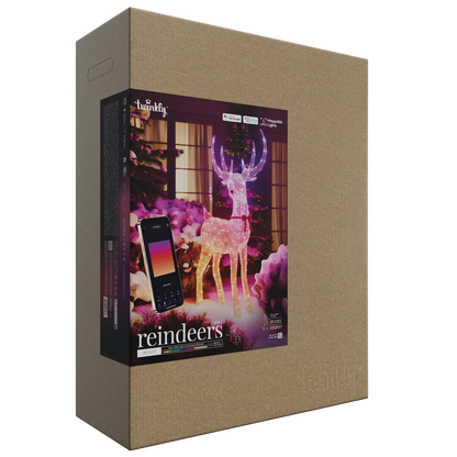 Twinkly 3D Reindeers Jeleń
