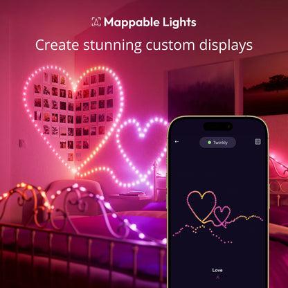 Twinkly Strings USB-C - Hearts