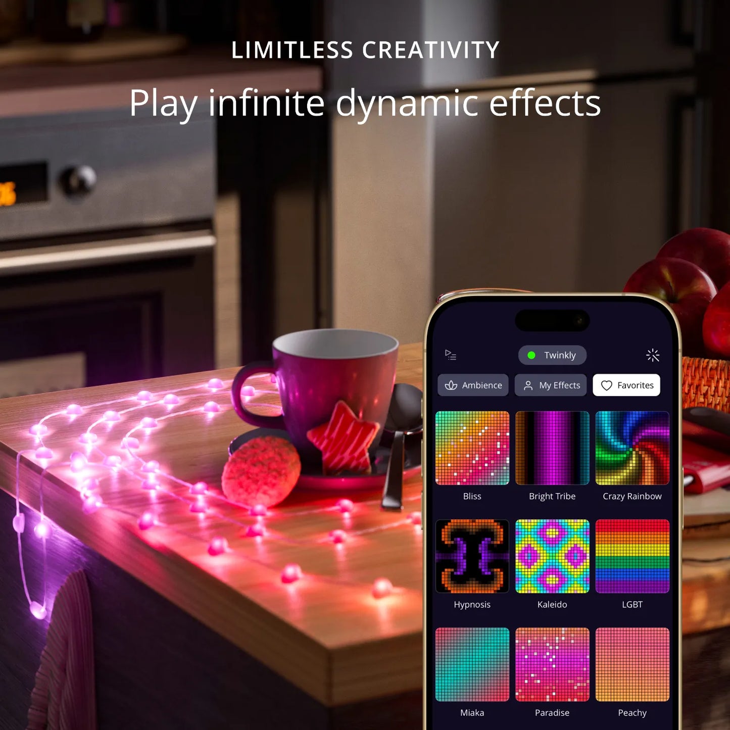 Twinkly Strings USB-C - Hearts