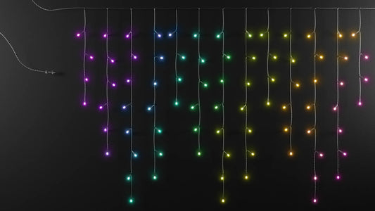 Twinkly Plus Icicle 250 LED RGBW 12,5m