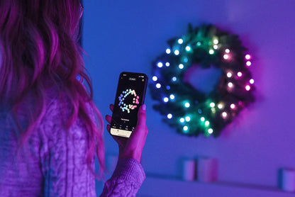 Twinkly Pre-lit Wreath