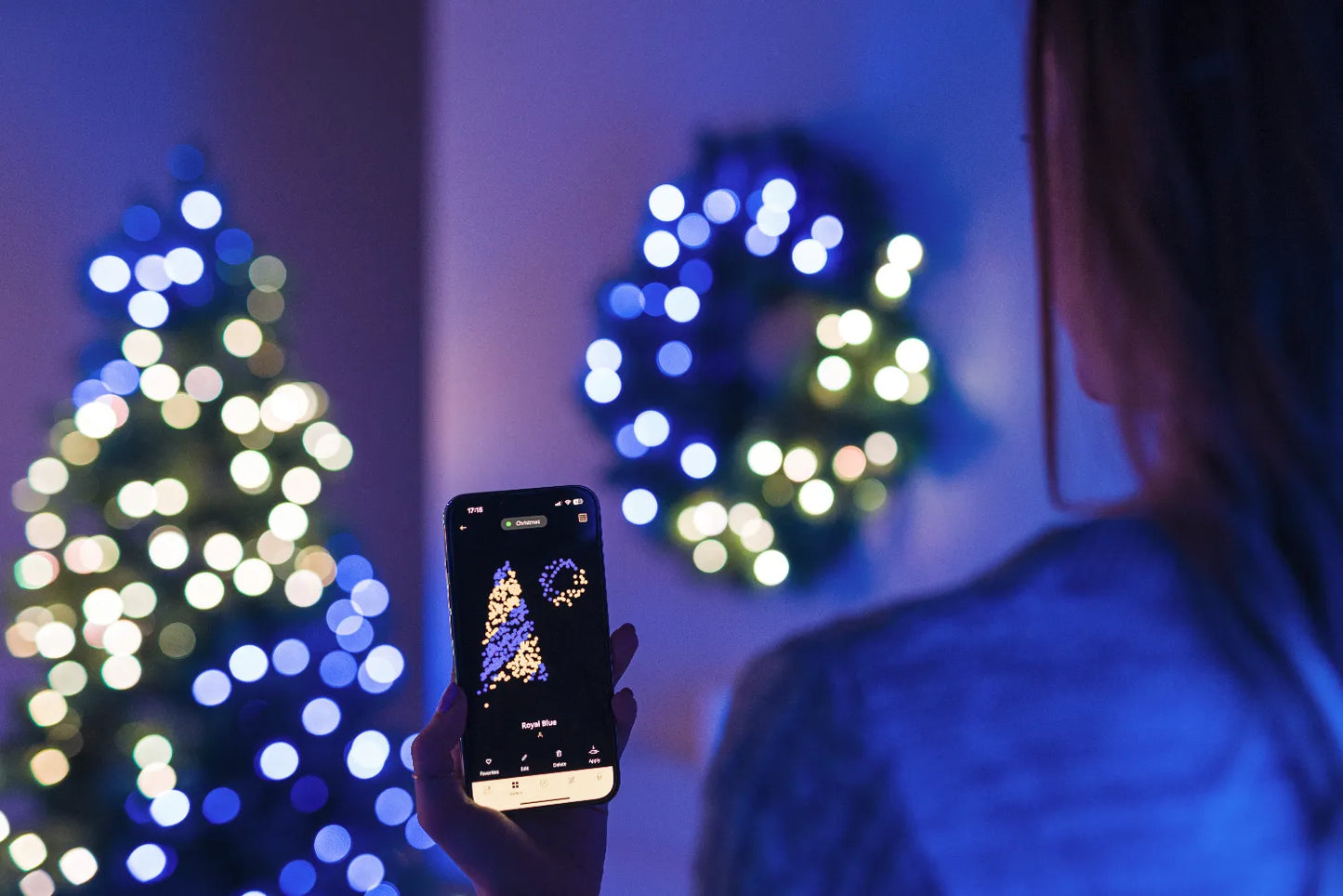 Twinkly Pre-lit Wreath