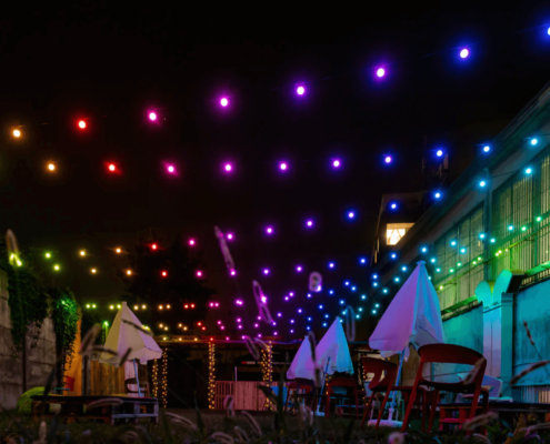 Led lights for the garden