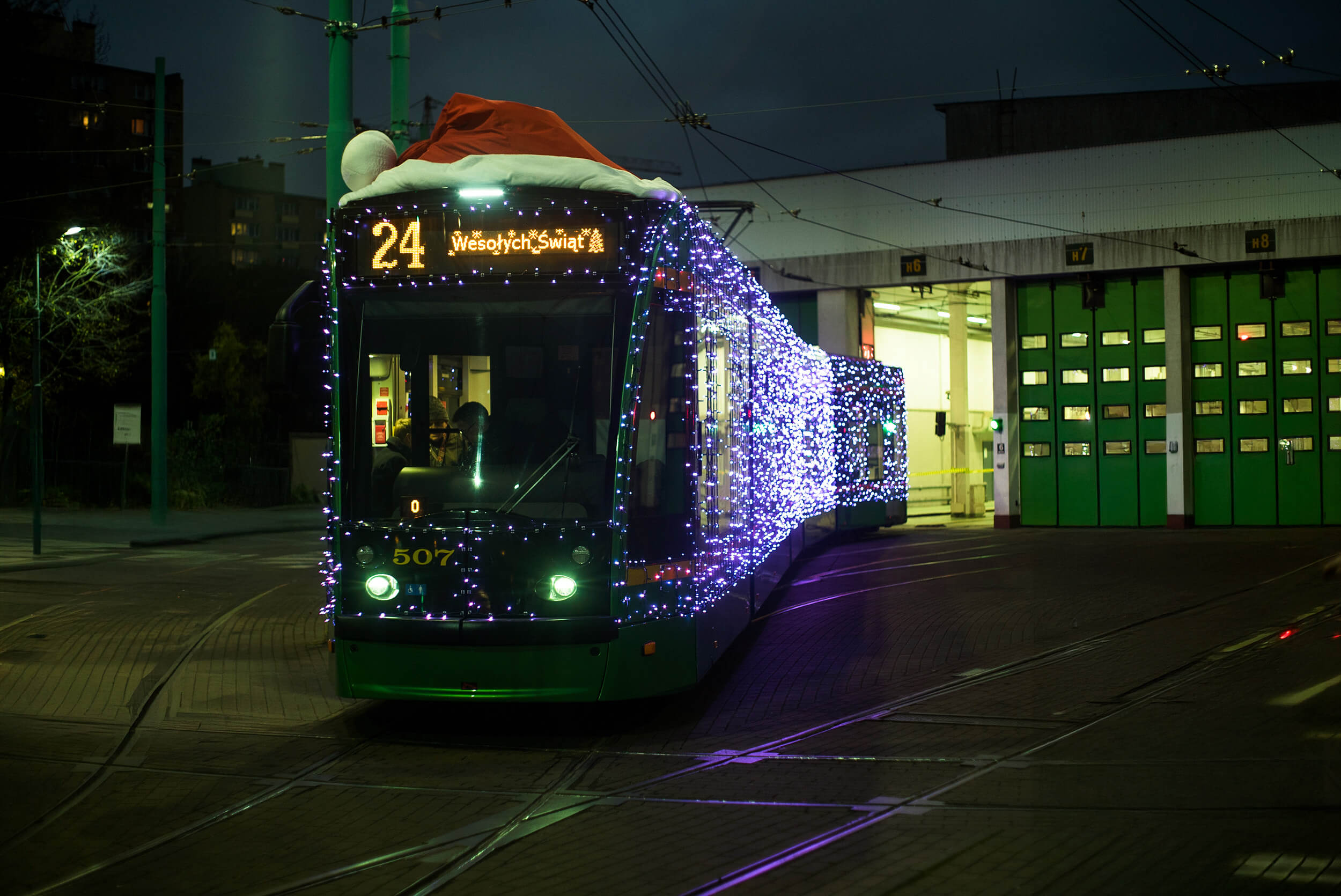 świąteczna bimba poznań - smartlights x mpk