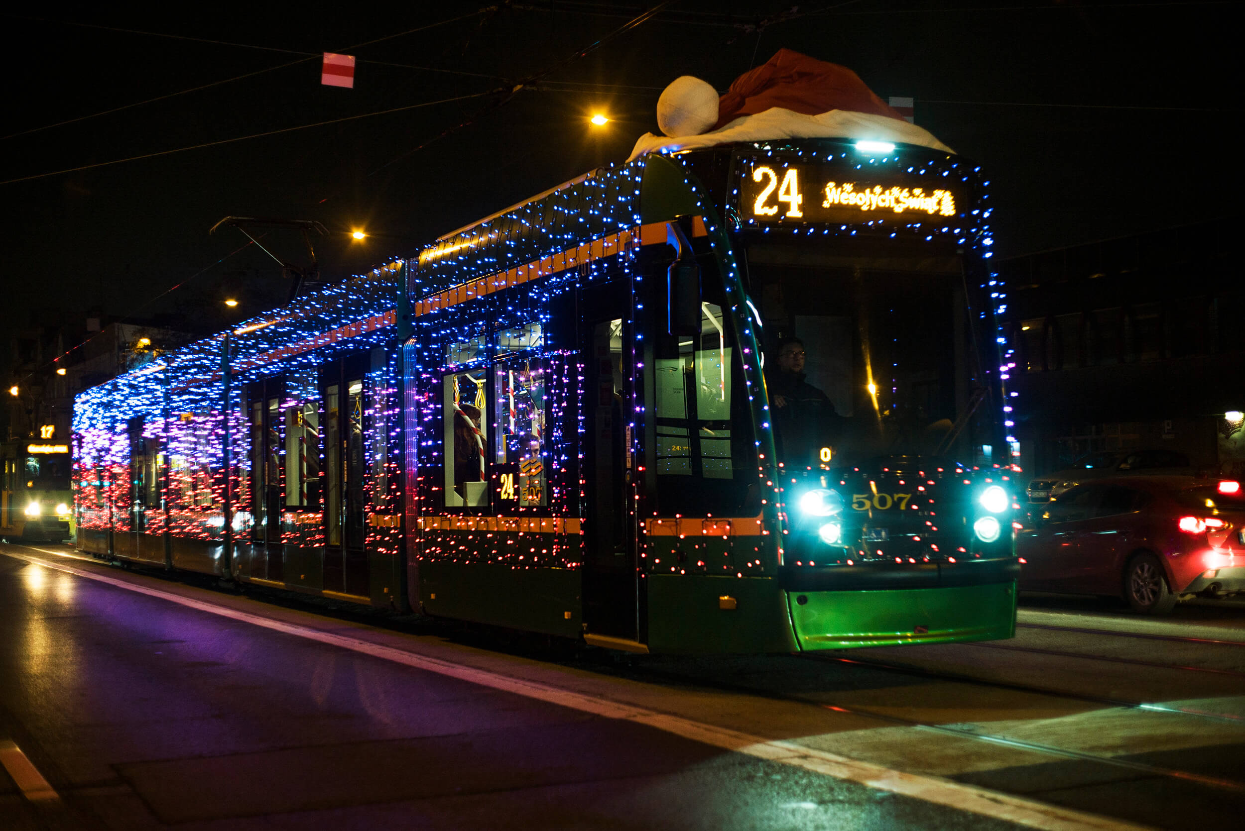 świąteczna bimba poznań - smartlights x mpk