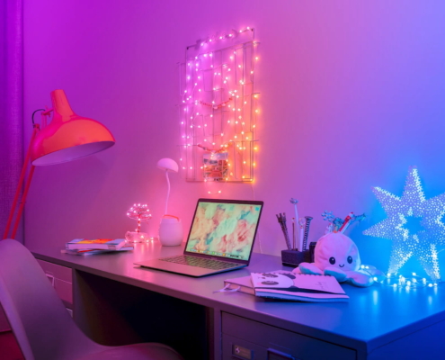 małe lampki LED